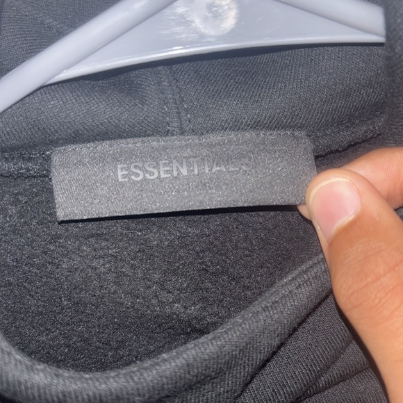 Black Essentials Hoodie - Picture 3 of 3